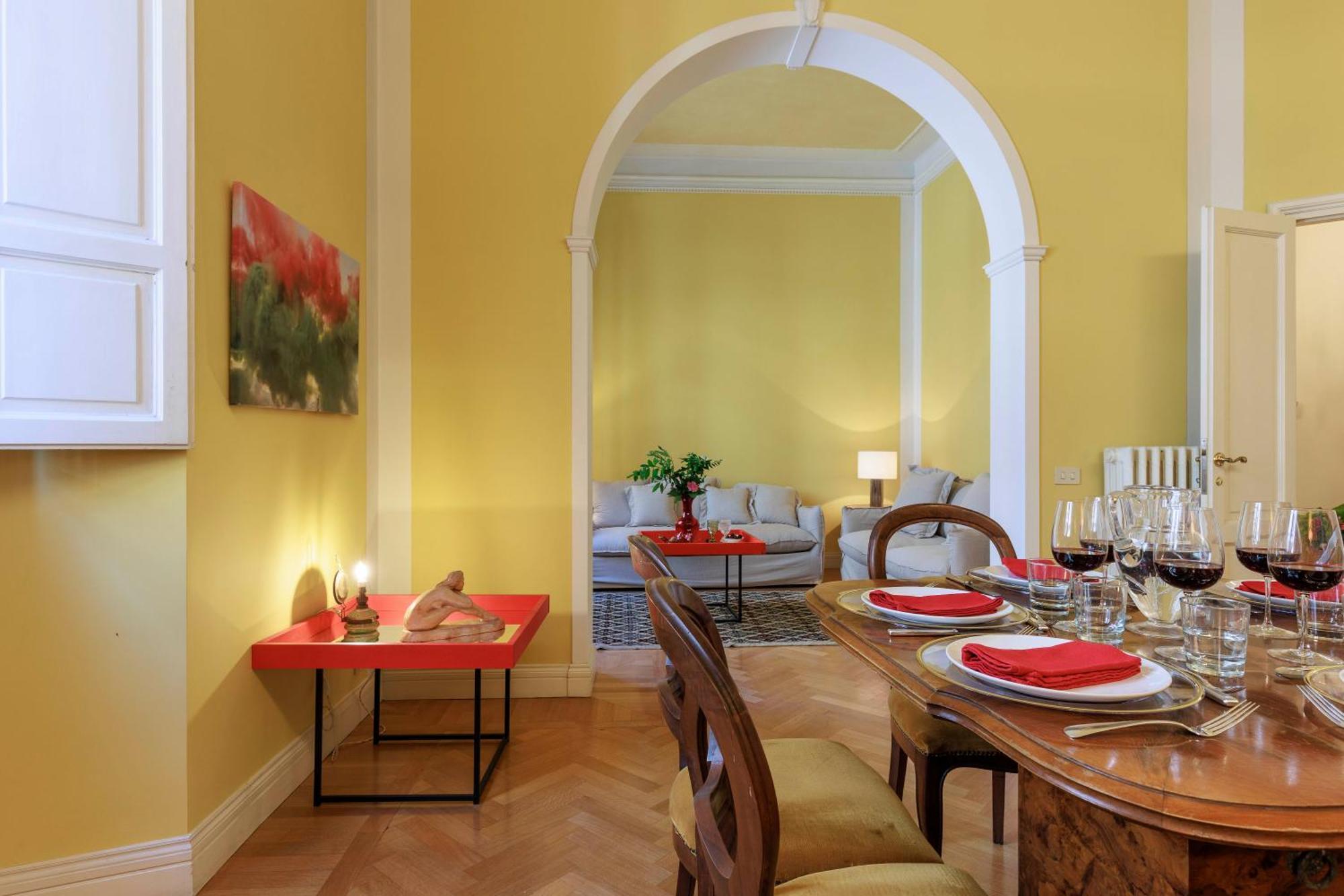 Florence Huge Apartment With Private Garden Ngoại thất bức ảnh